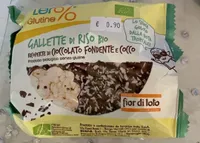 Gallette di riso bio ricoperte di cioccolato fondente