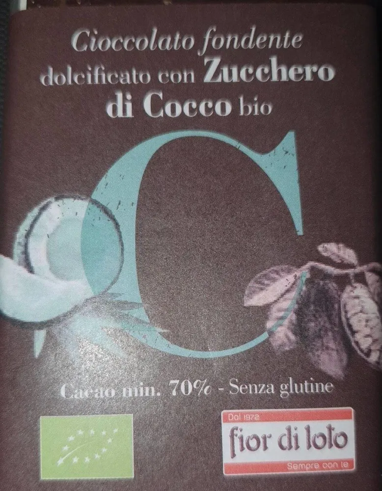 Cioccolato fondente zucchero di cocco