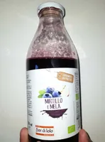 Succo di mirtillo e mela biologico