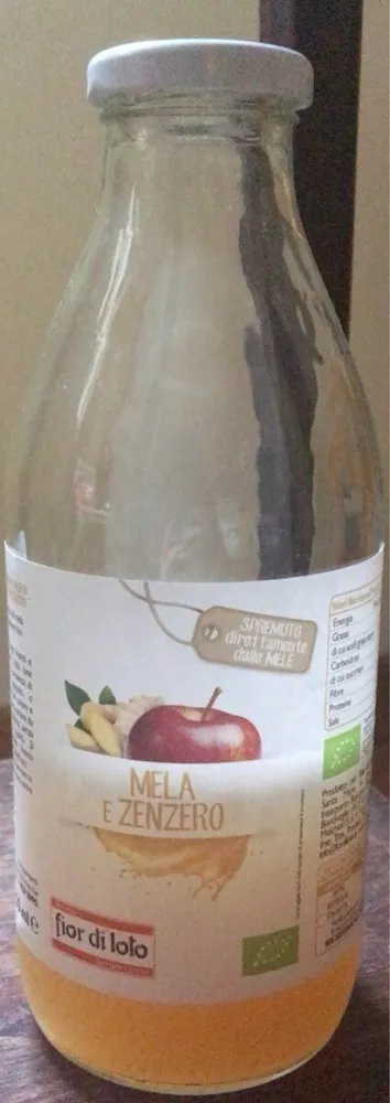 Succo di mela con zenzero