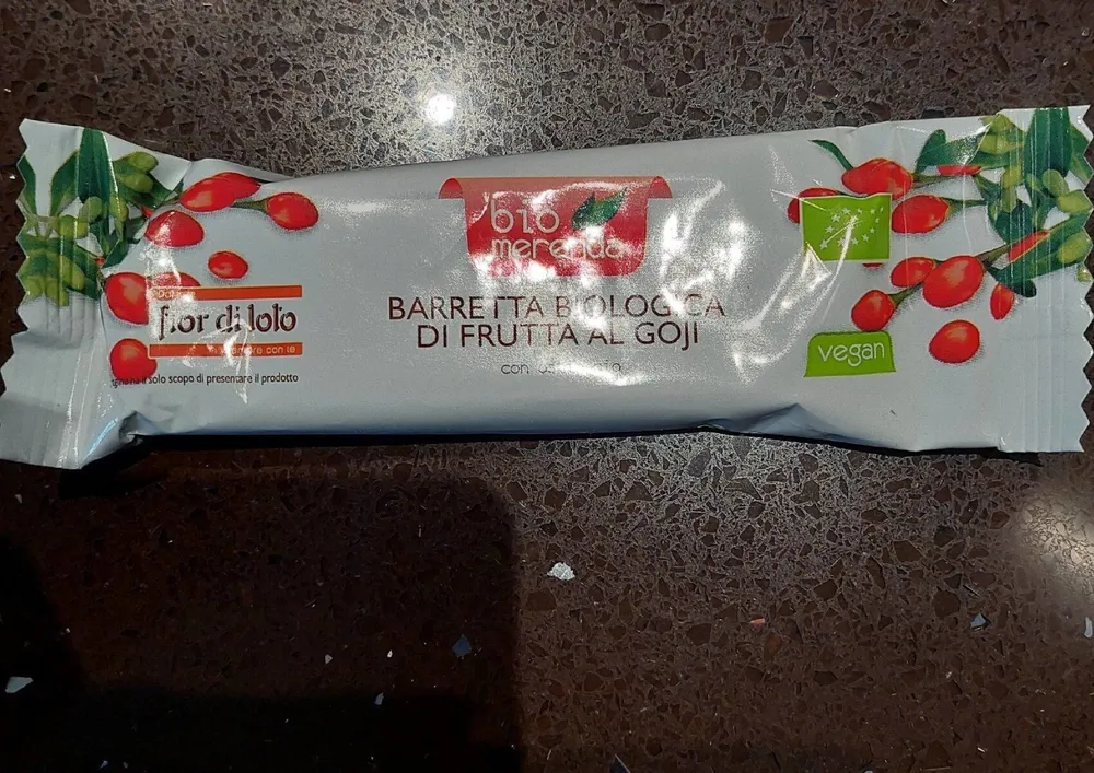 Barretta biologica di frutta al goji