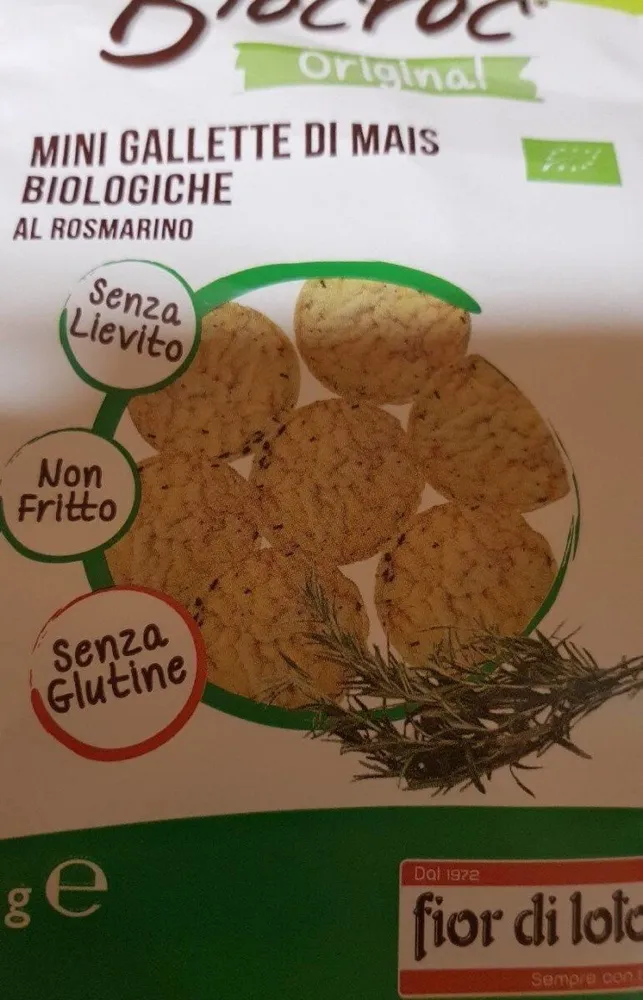 MINI GALLETTE DI MAIS BIOLOGICHE