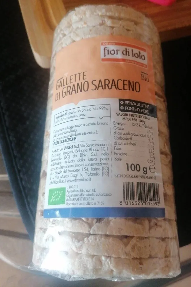 Gallette grano saraceno