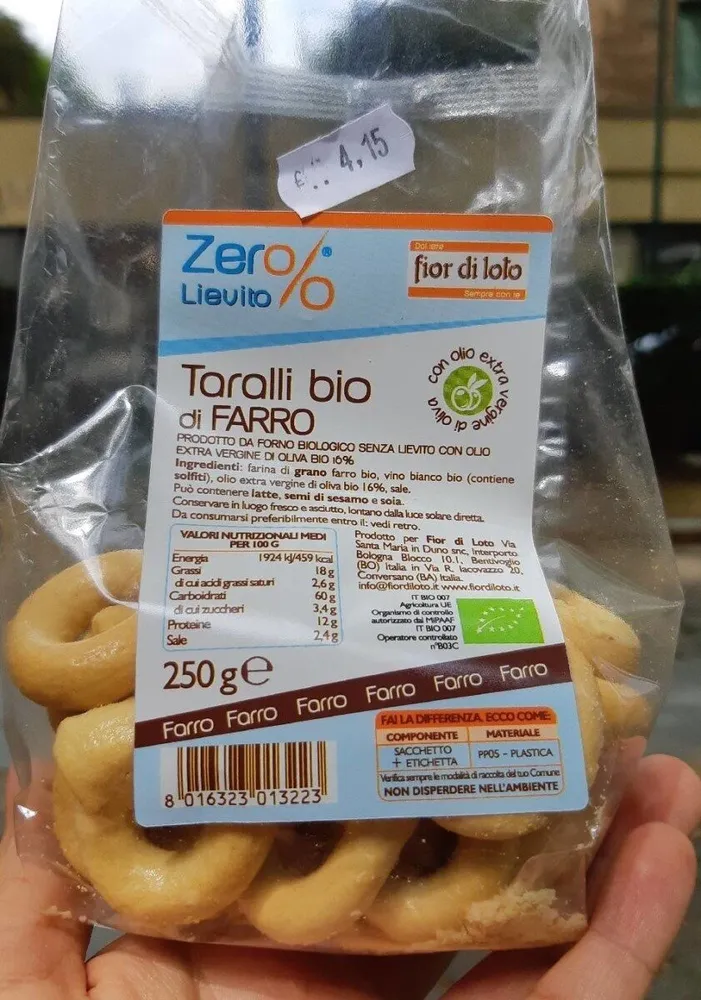 Taralli bio di FARRO
