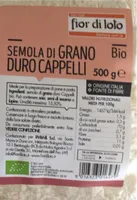 Semola di grano duro cappelli