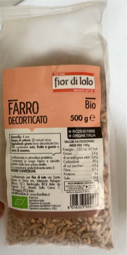 Farro decorticato