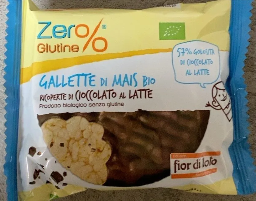Gallette di mais bio cioccolato al latte