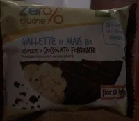 Gallette di mais bio ricoperte di cioccolato fondente