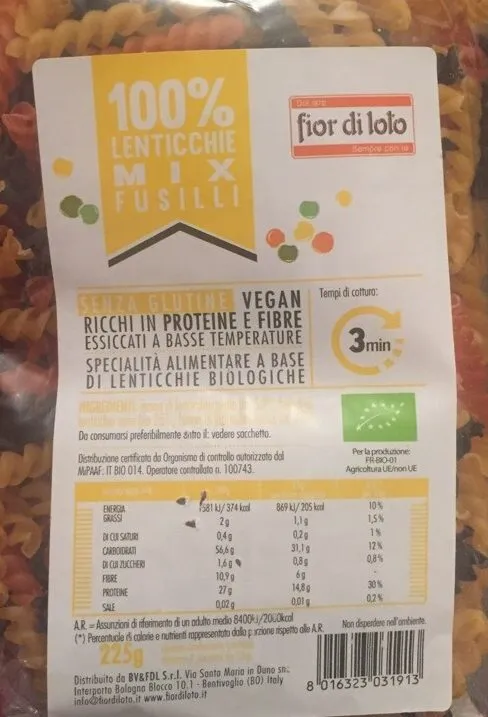 Lenticchie mix fusilli