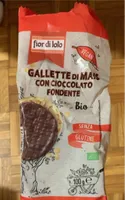 Gallette di mais con cioccolato fondente