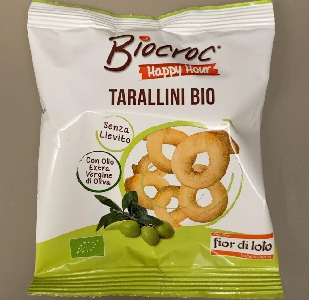 biocroc happy hour tarallini bio