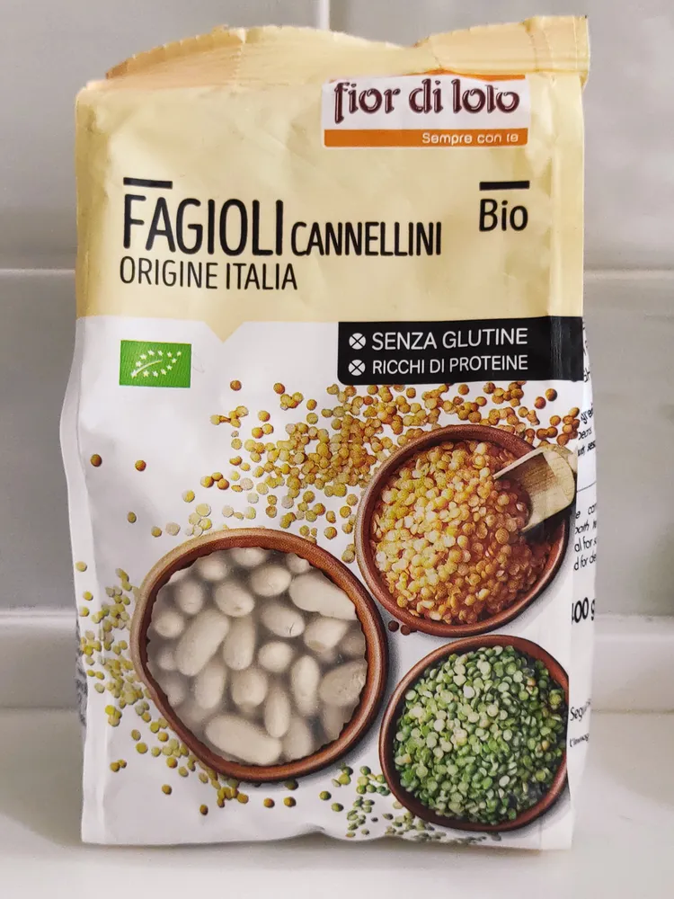Fagioli cannellini bio origine Italia