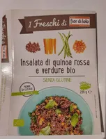 Insalata di quinoa rossa e verdure