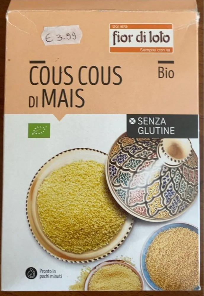 Cous cous di mais biologico