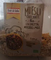 Muesli con uvetta nocciole e miele