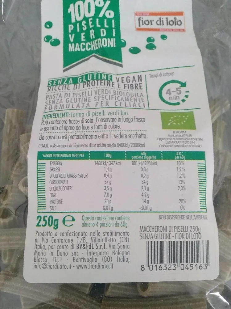PISELLI VERDI MACCHERONI
