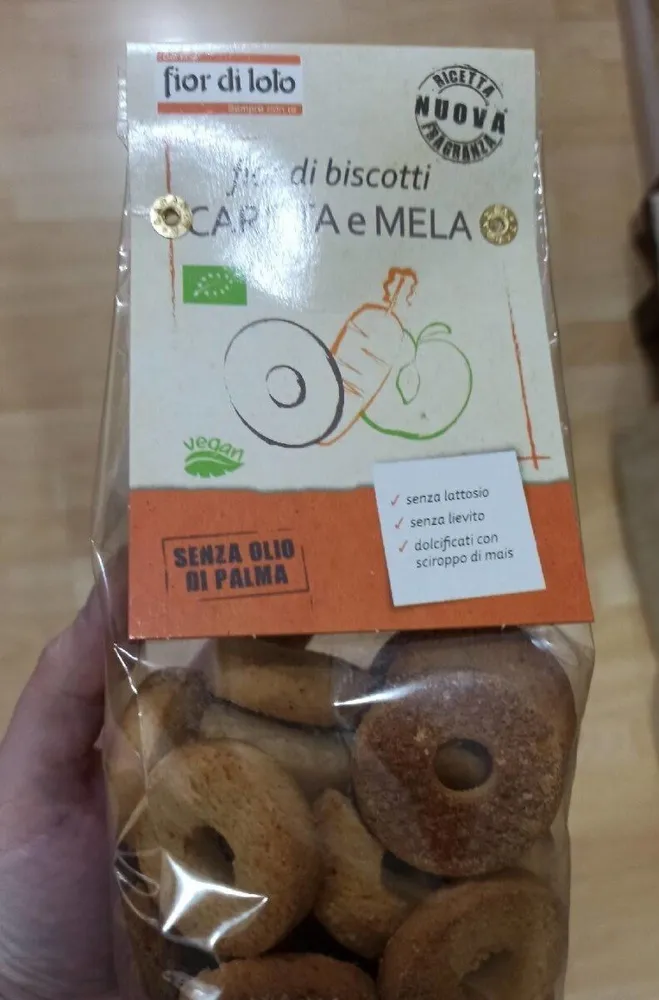 Fior di biscotto carota e mela
