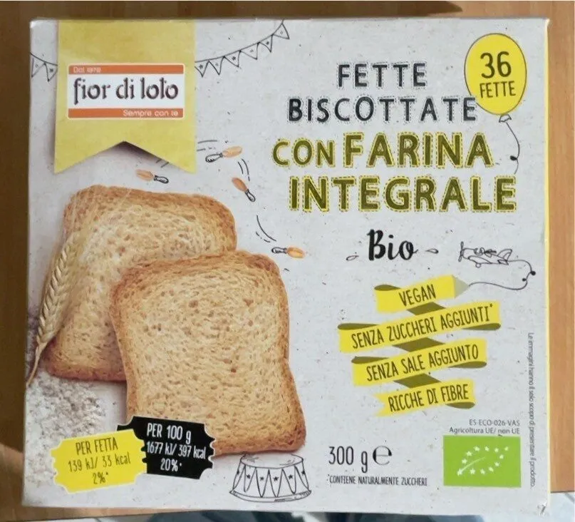 Fette biscottate integrali