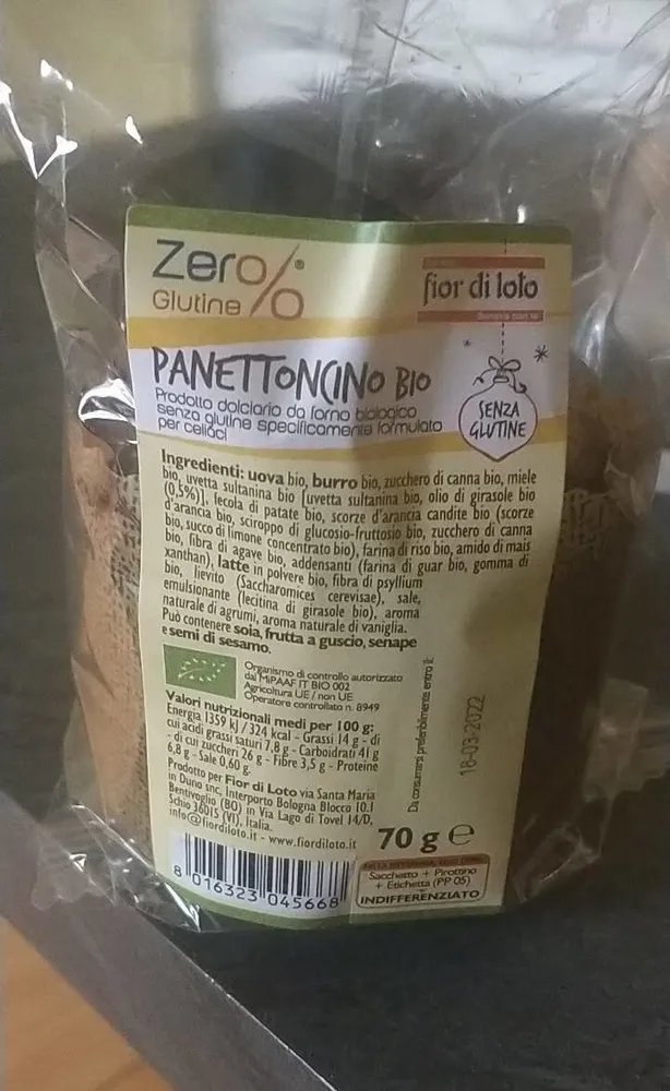 Panettoncino Bio