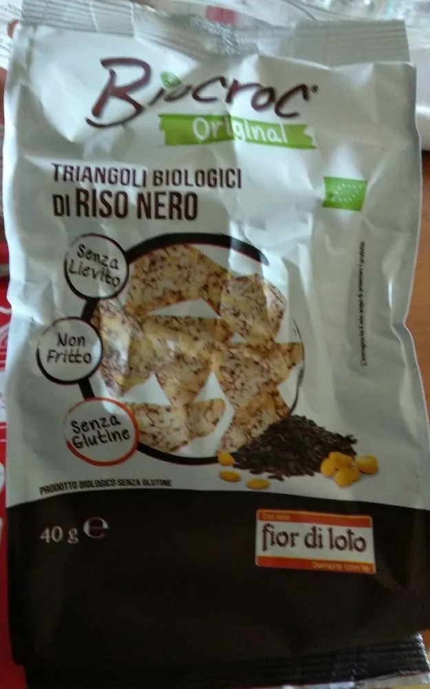 Briocroc Triangoli biologici di riso nero