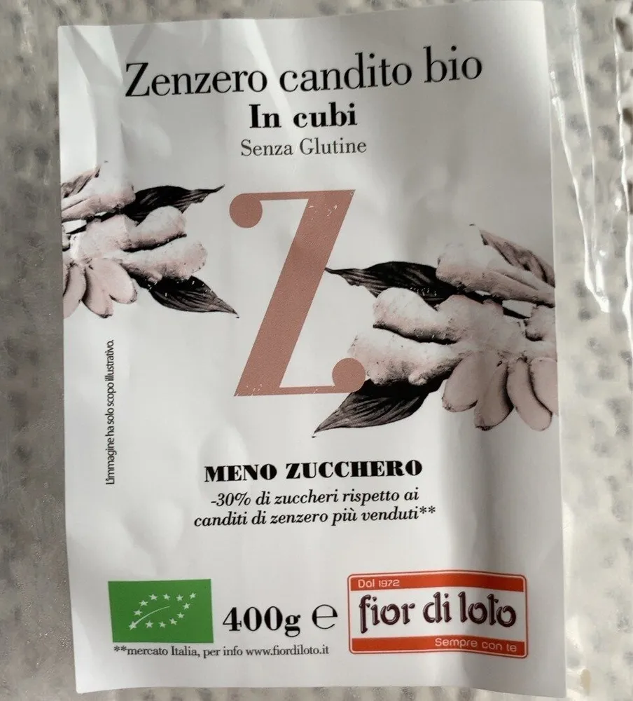Zenzero candito bio