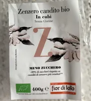 Zenzero candito bio