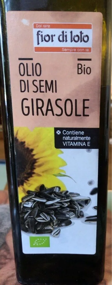 olio di semi di girasole biologico