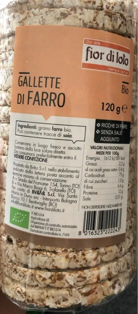 Gallette di farro