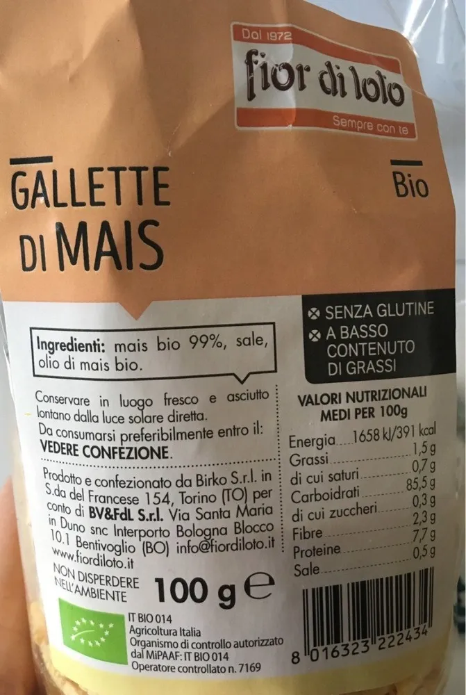 Galette de mais