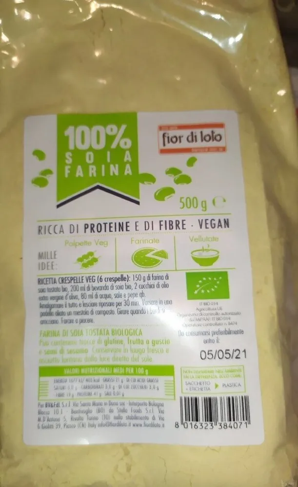 Farina di soia