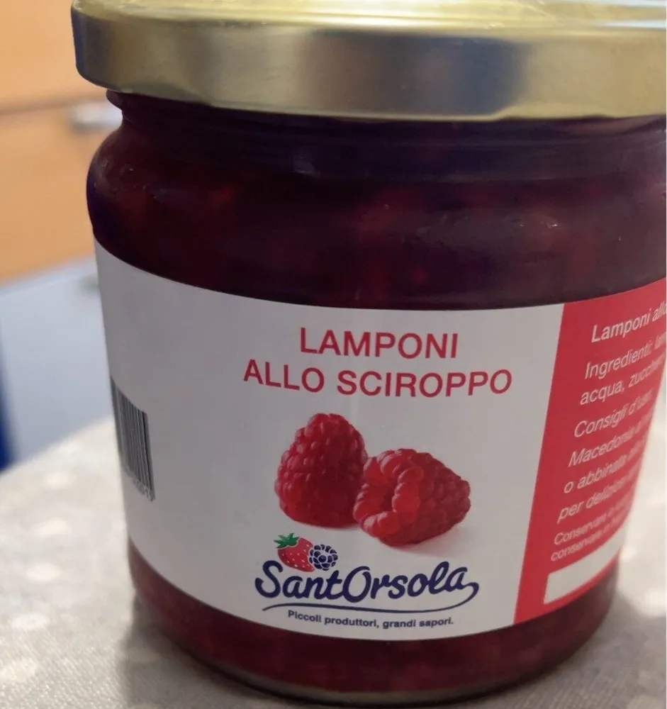 Lamponi allo sciroppo