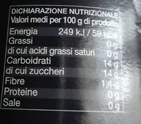 Succo e polpa di mirtilli