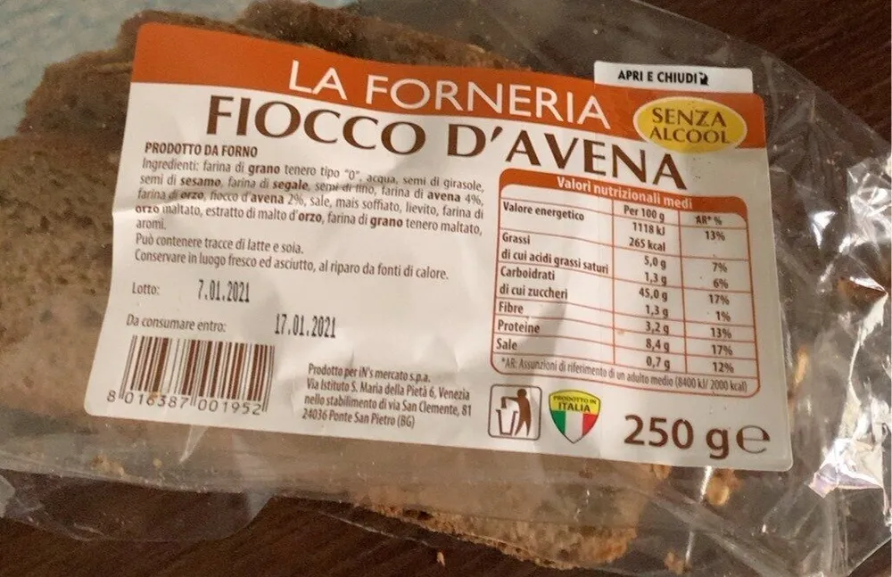 Fiocco d’avena