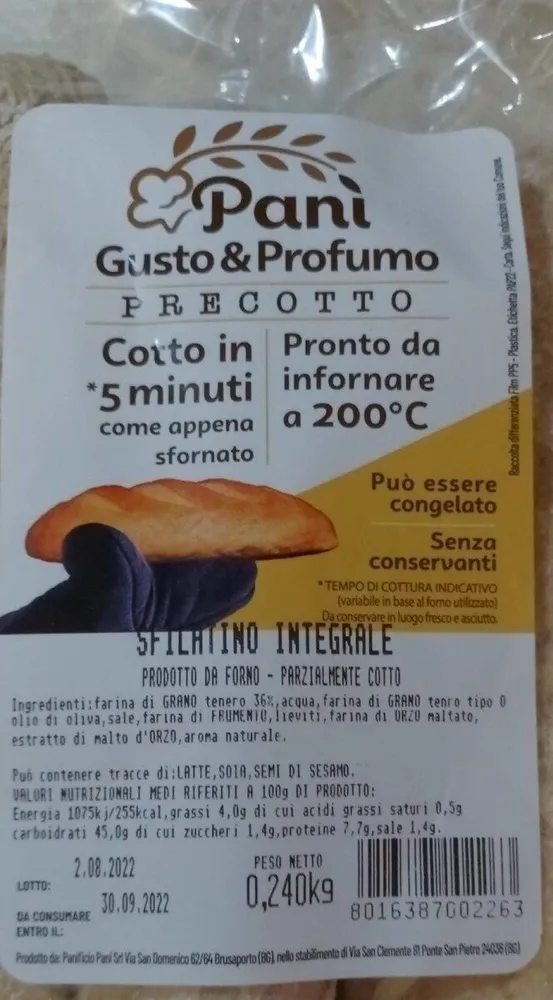 sfilatino  integrale