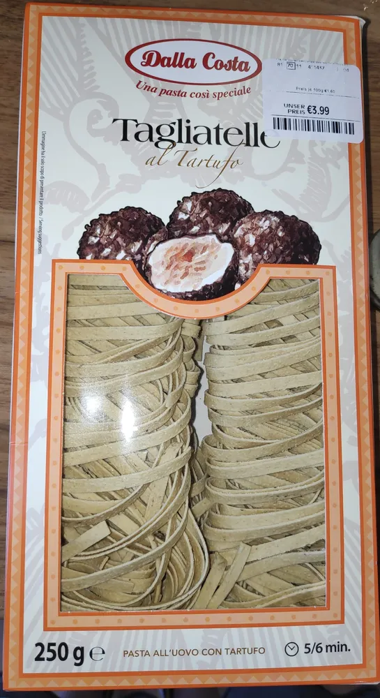 Nudeln mit Trüffel (Tagliatelle al Tartufo)