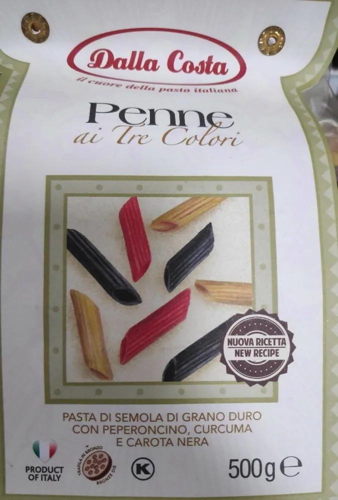 Penne ai tre colori