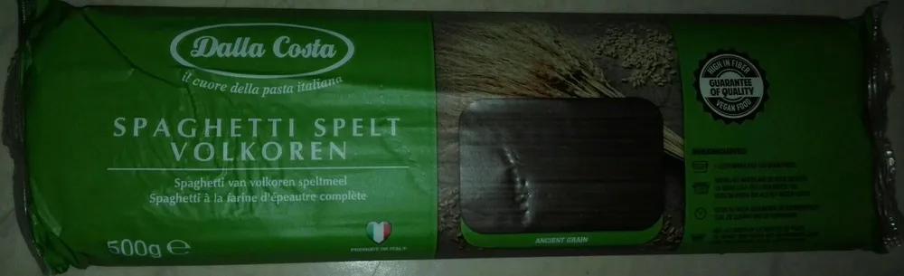 Spaghetti à la farine d'épeautre complète