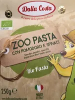 Organic Durum Wheat, Tomato, Spinach Pasta, Zoo