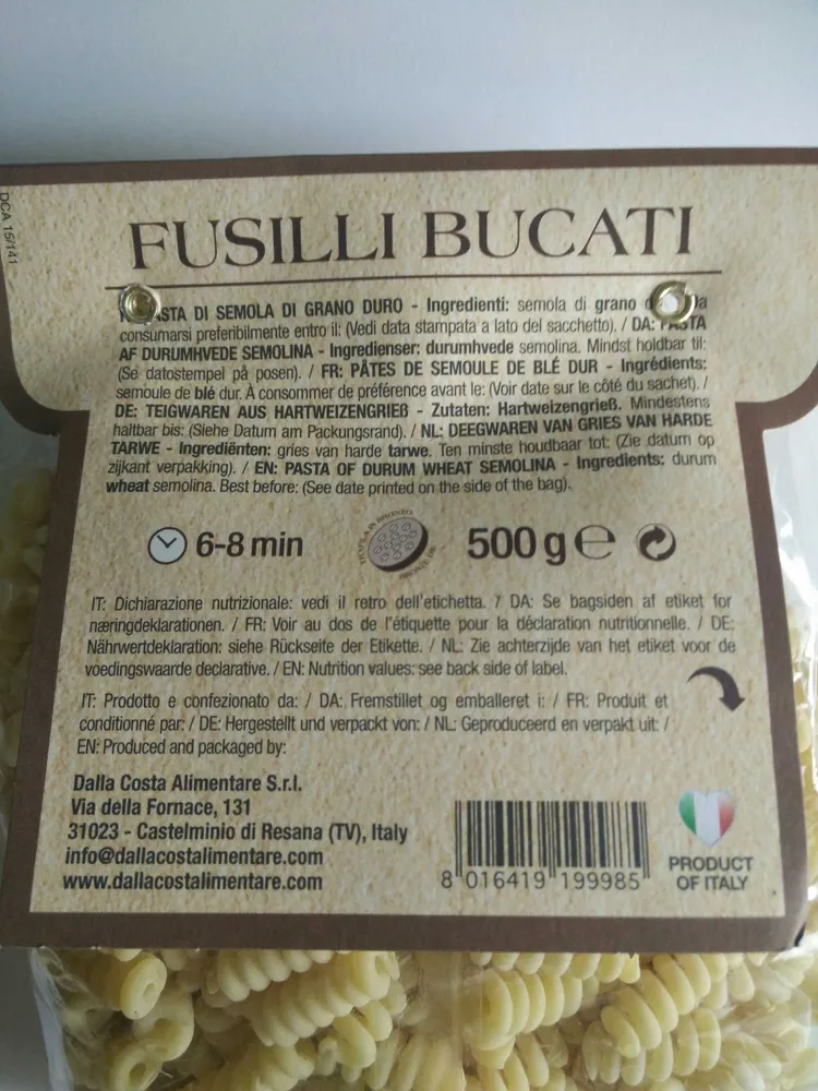 Fusilli Bucati