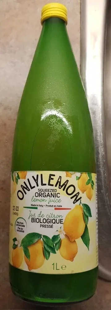 Jus de citron Biologique pressé
