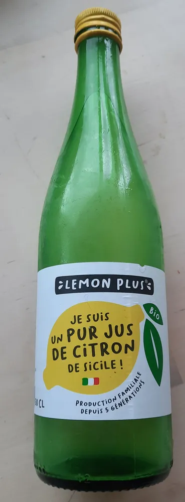 Pur jus de citron de Sicile