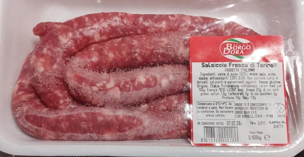 Salsiccia fresca di Torino