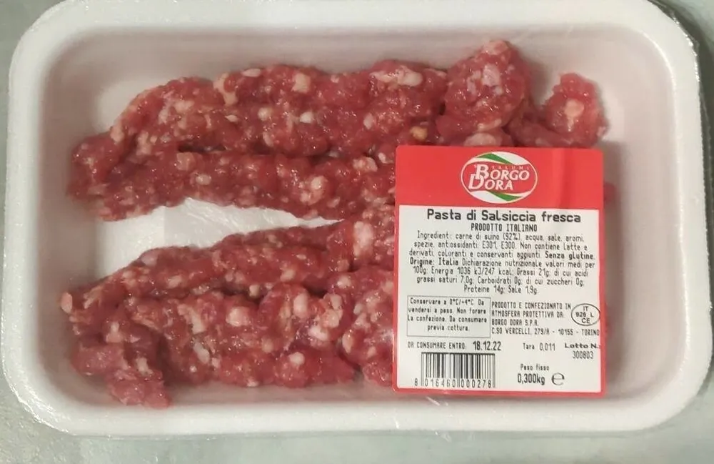 Pasta di Salciccia fresca