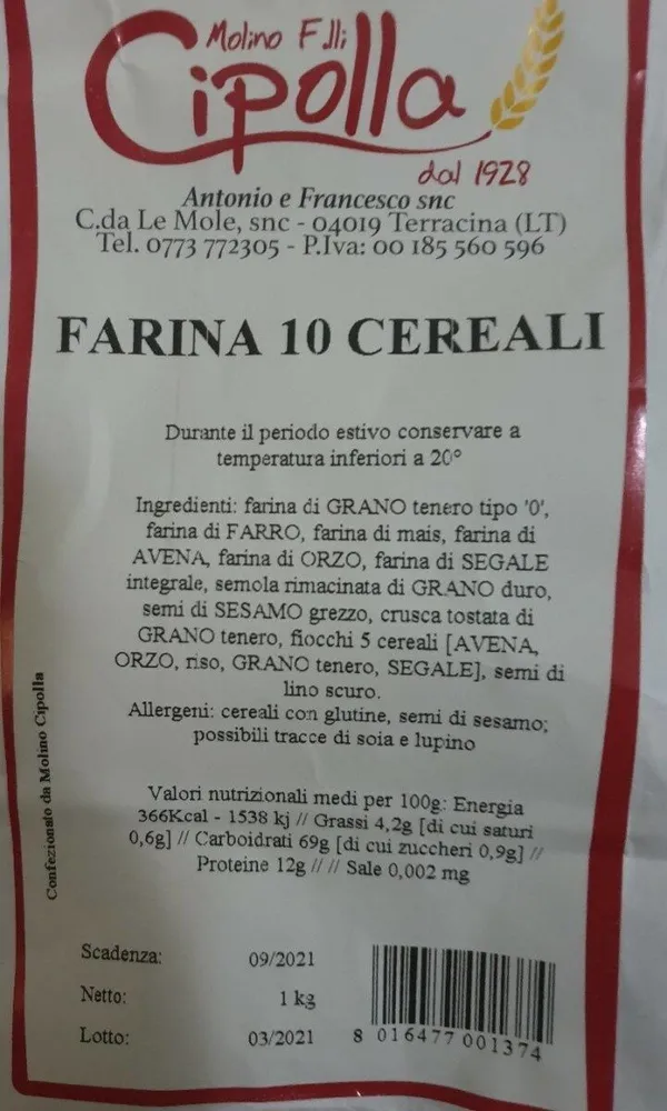 Farina 10 cereali