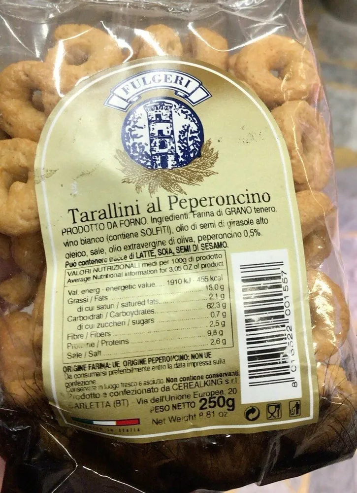 Tarallini al peperoncino