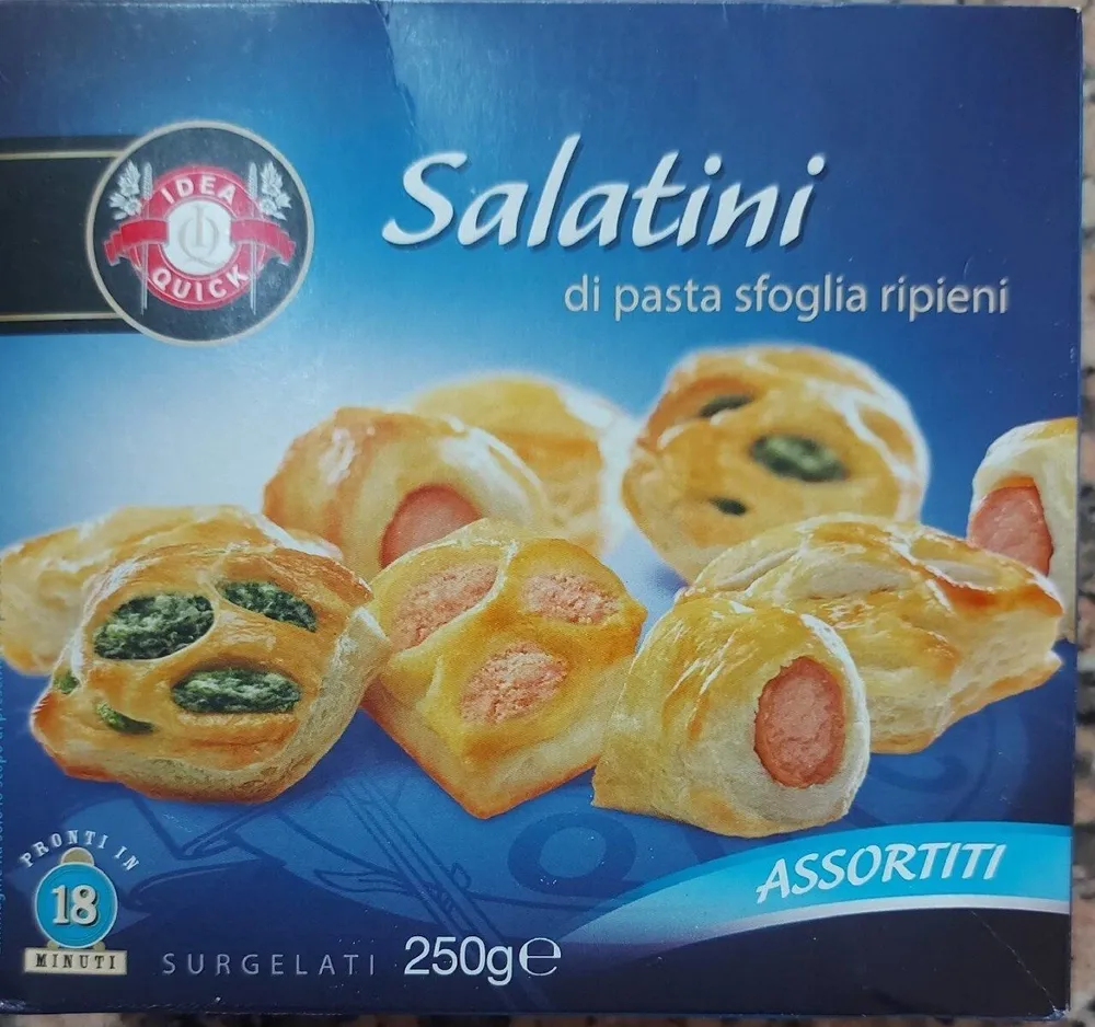Salatini di pasta sfoglia ripieni