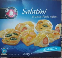 Salatini di pasta sfoglia ripieni