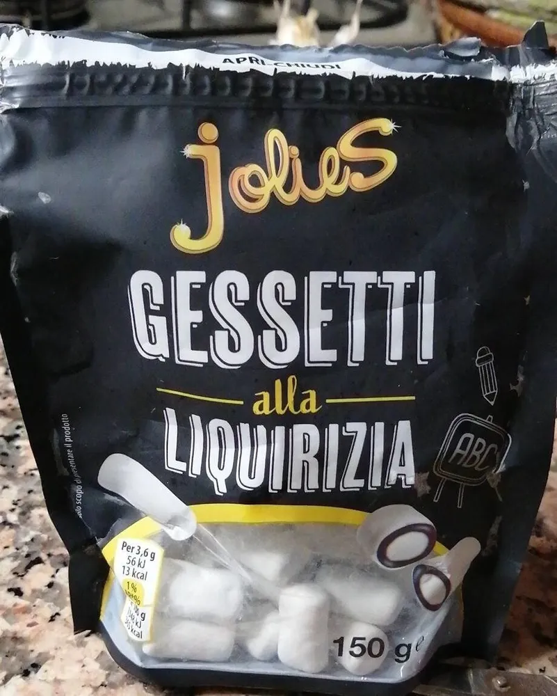 Gessetti alla liquirizia