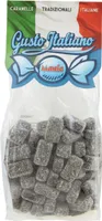 Caramelle gommose al gusto di liquirizia e menta