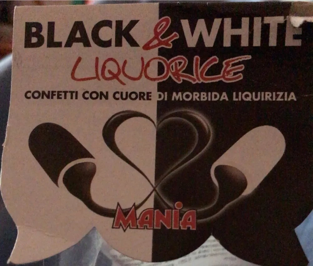 Black & white liquorice